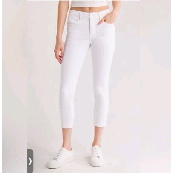 Good American Denim - Good American Jeans Womens 10/30 White Good Legs Crop Skinny Basics Capsule